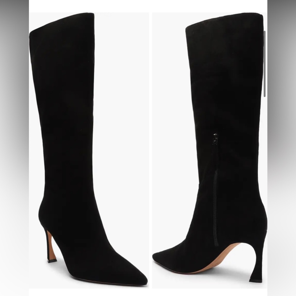 Alxandre Birman Kyra Pointed Toe Knee High Boot 39.5 New in box!
